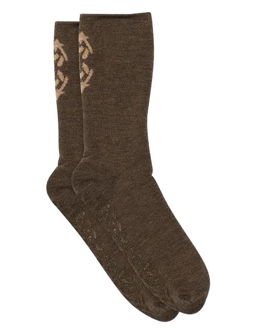 Hjørdis Socks - Anti-Slip Mp Denmark Brown