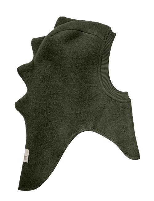 Balaclava Triangles Wool Huttelihut Green
