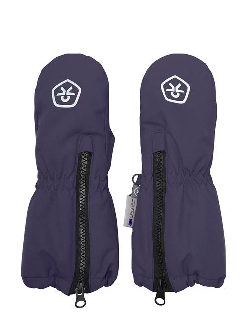Mittens Long W. Zipper Color Kids Purple