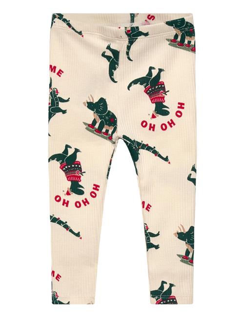 Tnsbholiday Rib Leggings The New Cream