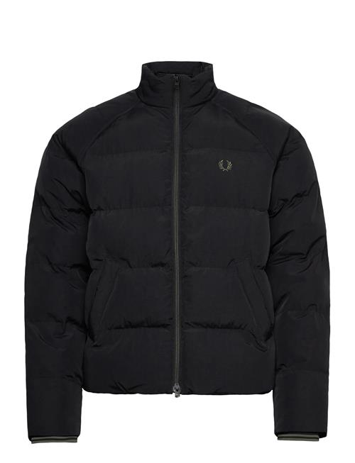 Raglan Sleeve Padded Jkt Fred Perry Black