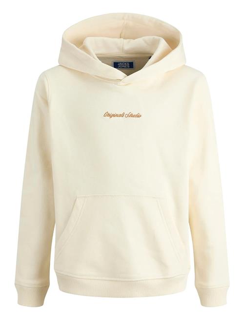 Jack & Jones Jornorrebro Emb Sweat Hood Noos Jnr Jack & J S Cream