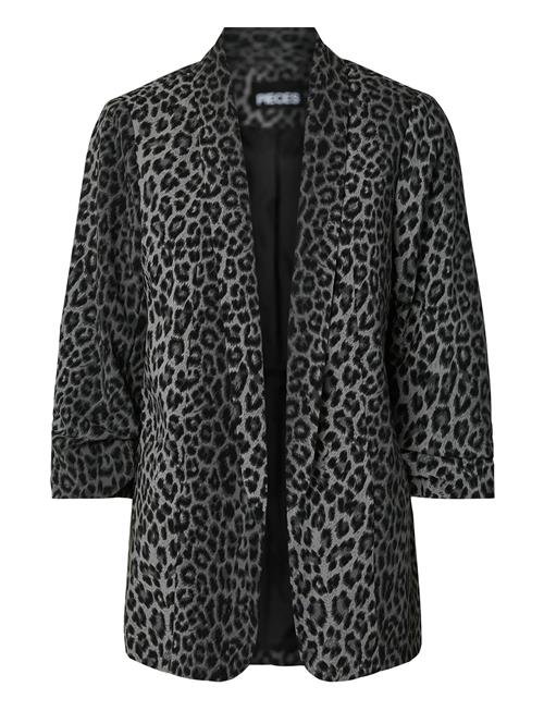Pcbosella 3/4 Printed Blazer Noos Bc Pieces Black