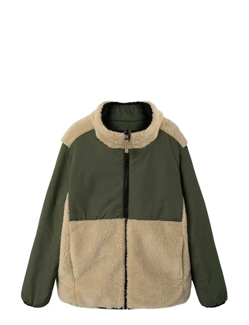 Nkmmagnus Sherpa Jacket Rev Name It Khaki
