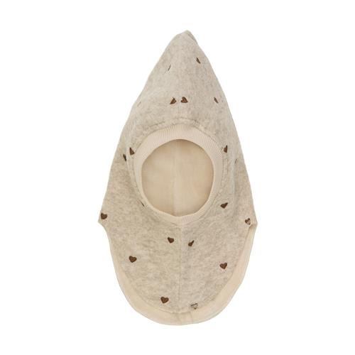 Huttelihut Balaclava I Uld Sand Melange  Sand Melange 52 cm  Beige  52 cm  unisex