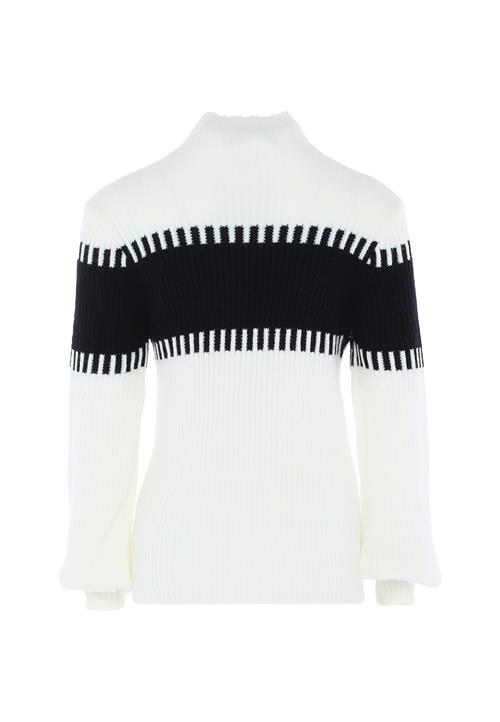 FENIA Pullover  sort / uldhvid