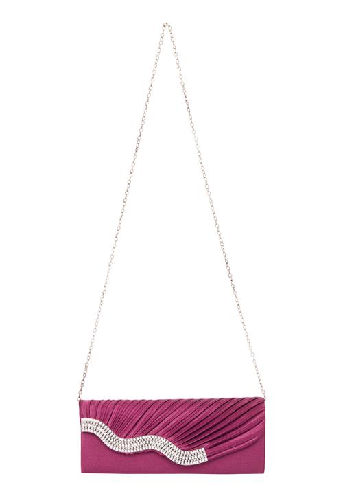 FELIPA Clutch  lilla / sølv / transparent