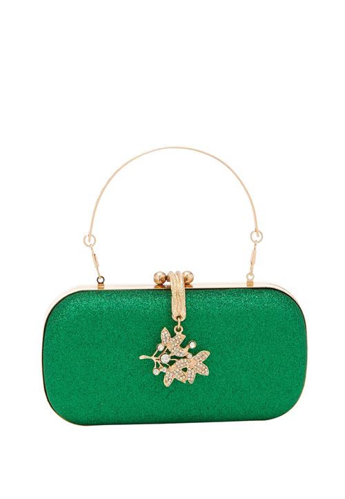 FELIPA Clutch  guld / grøn