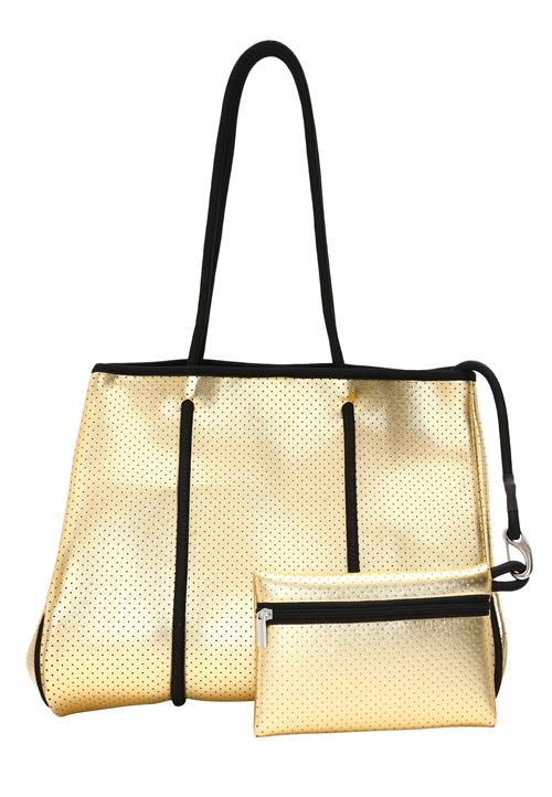 FELIPA Shopper  guld / sort