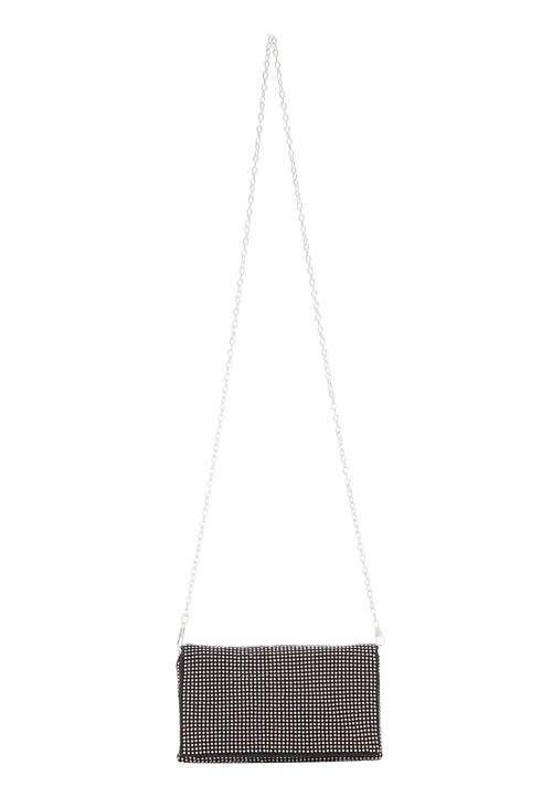 NAEMI Clutch  sort / sølv