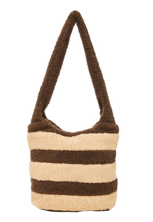 FELIPA Skuldertaske  sand / choko