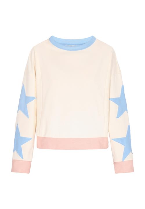 ebeeza Sweatshirt  chamois / lyseblå / lyserød