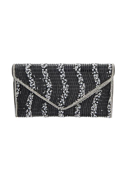 NAEMI Clutch  sort / sølv