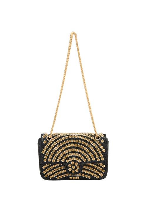 NAEMI Skuldertaske  guld / sort
