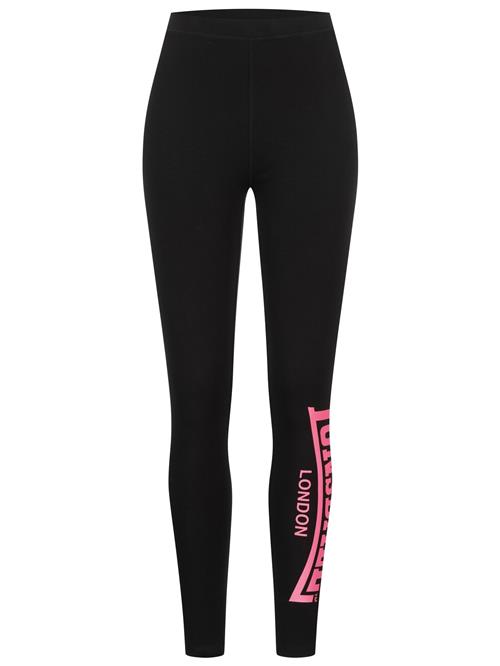 LONSDALE Leggings 'Merridge'  pink / sort