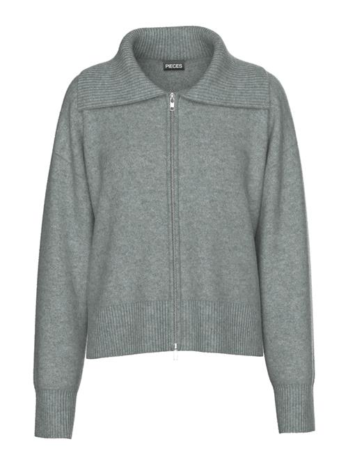 PIECES Cardigan 'PCMALOU'  grå-meleret