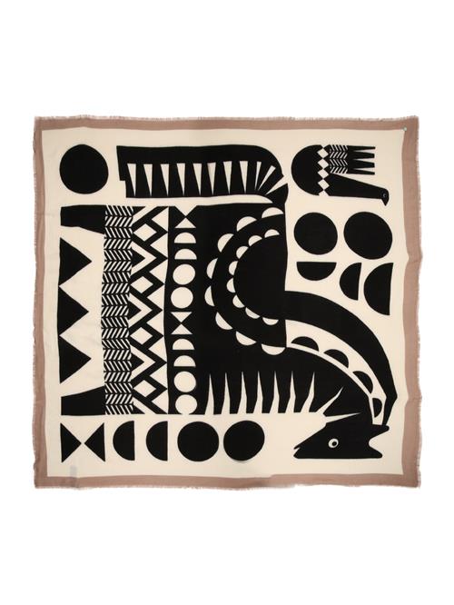CODELLO Tørklæde  beige / chamois / sort