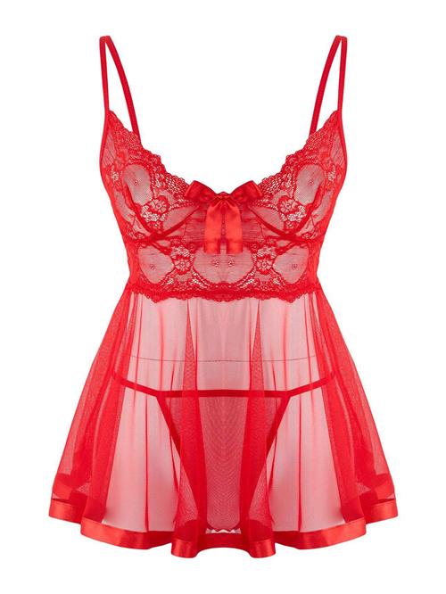 Trendyol Negligée 'Babydoll'  rød