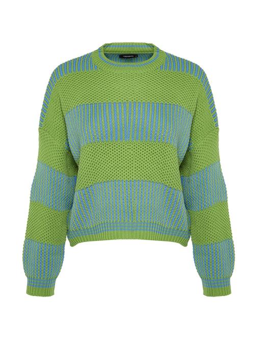 Trendyol Pullover  himmelblå / grøn