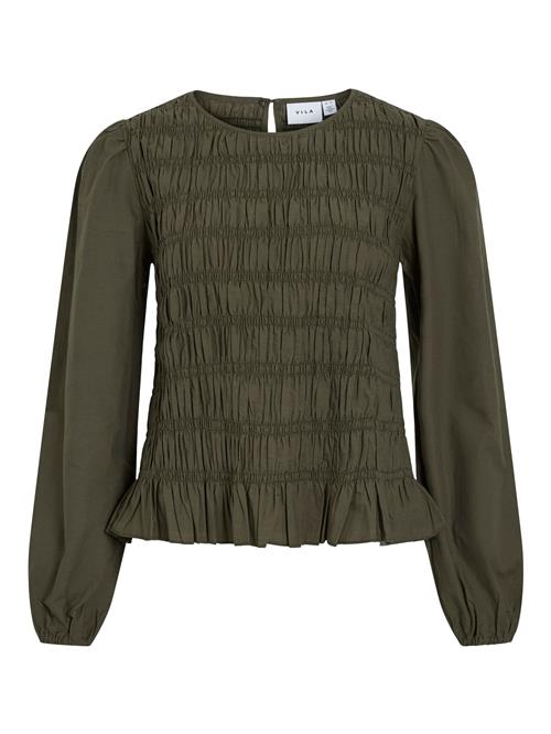 VILA Bluse  oliven