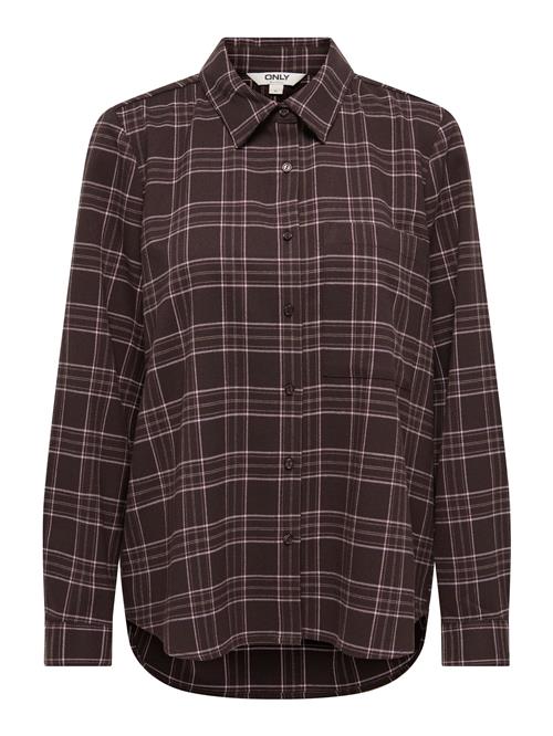 ONLY Bluse 'ONLWREN'  mørkebrun