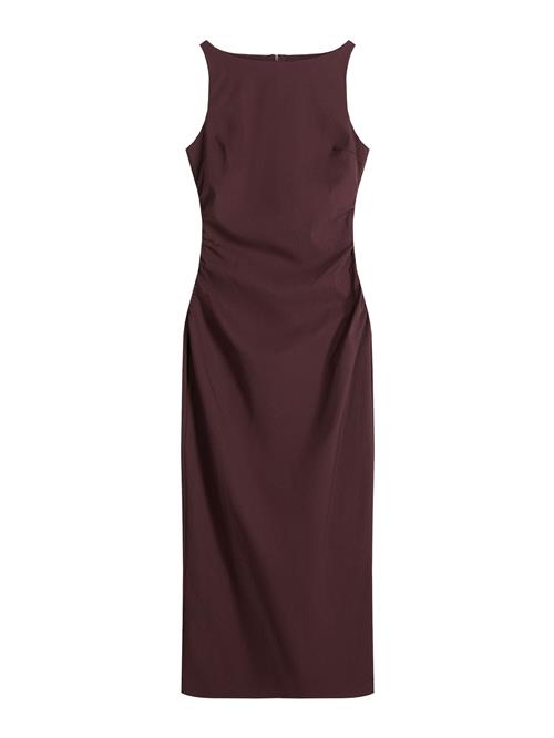 Bershka Kjole  aubergine