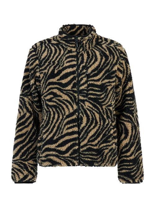 PROTEST Funktionsfleecejakke 'Adele'  beige / sort