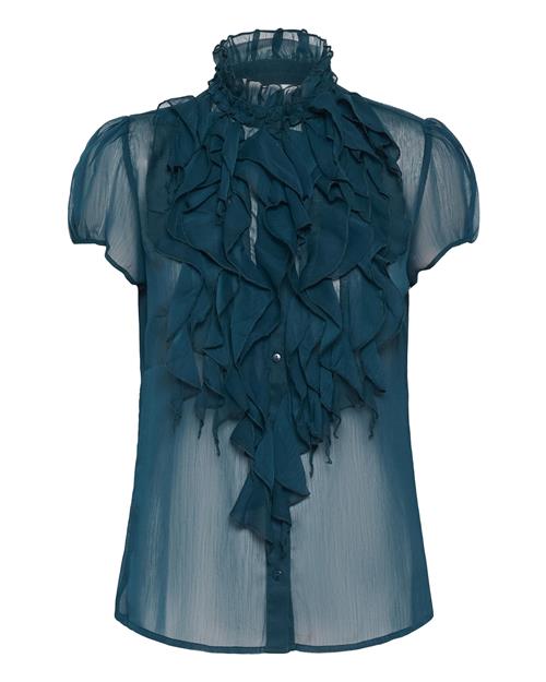 SAINT TROPEZ Bluse 'SZLilja'  petroleum