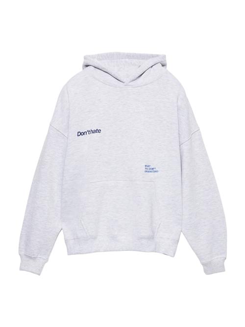 Pull&Bear Sweatshirt 'PACIFIC DONT'  blå / marin / lysegrå