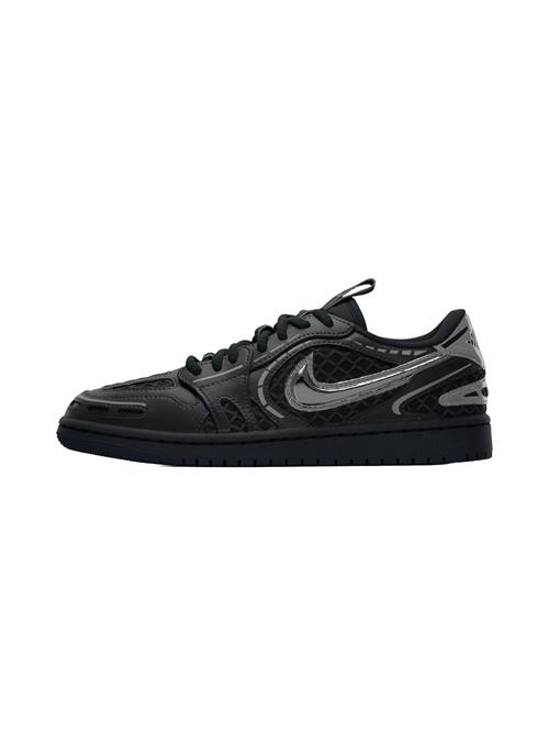 Jordan Sneaker low 'AIR JORDAN 1'  grå / sølvgrå / sort