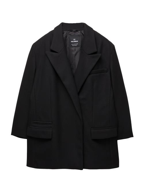 Pull&Bear Overgangsfrakke  sort