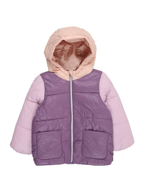 UNITED COLORS OF BENETTON Vinterjakke  lilla / blomme / abrikos