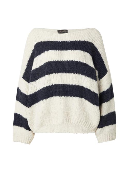 Herrlicher Pullover 'Leena'  marin / offwhite