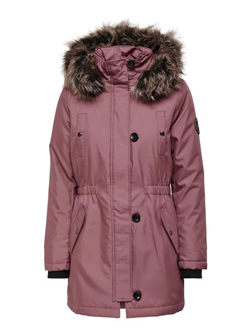 ONLY Vinterparka 'ONLIris'  mørk pink