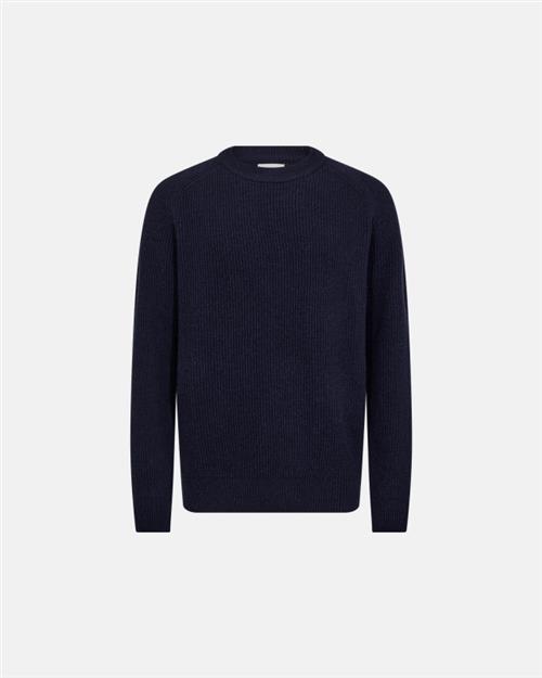 Strik pullover ´michael´ | Uld | Navy