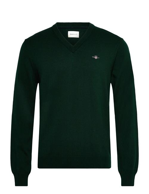 Ctn/Wo V-Neck GANT Green