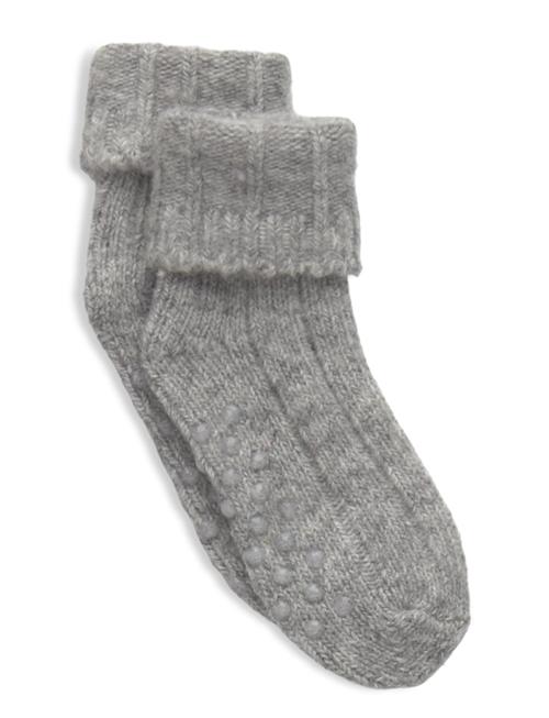 Minipop Wool Heavy Baby Sock Minipop Grey