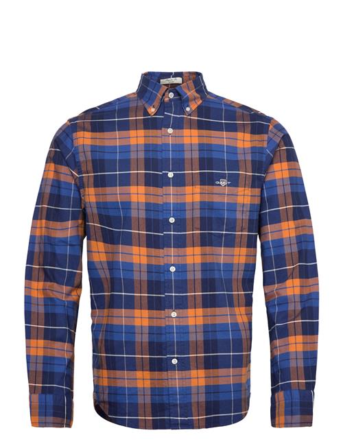 Reg Classic Oxford Check Shirt GANT Blue