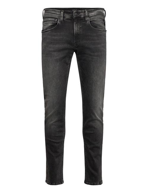Grover Trousers Straight Hyperflex Original Replay Grey