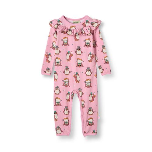 Småfolk Paula Langærmet Babydragt Med Cirkus Pink Lace  Lace-86 cm  Lyserød  86 cm  kvinde