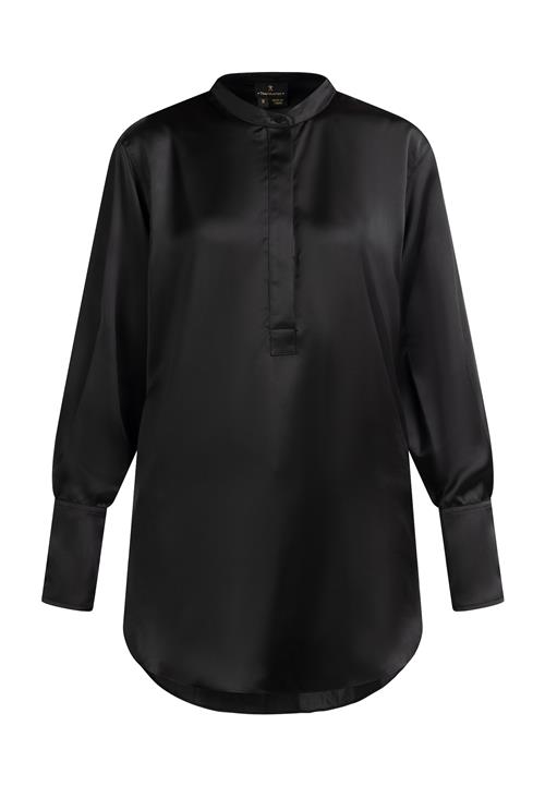 DreiMaster Klassik Bluse  sort
