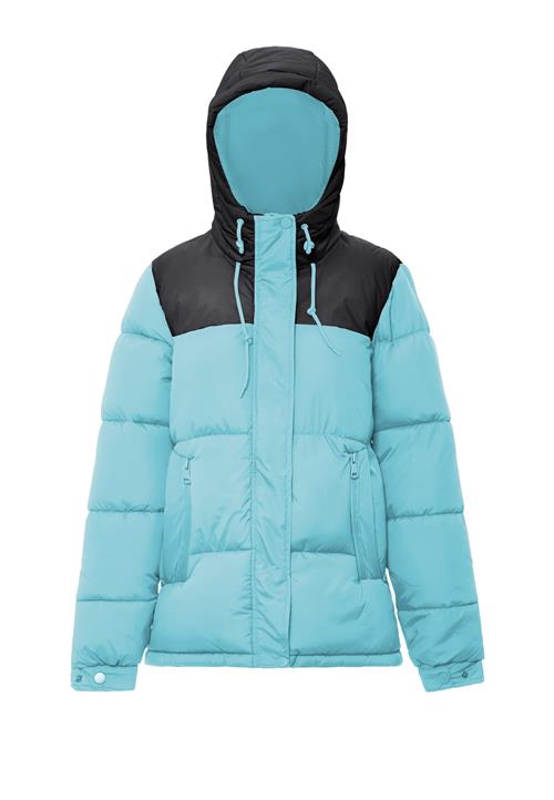 Sidona Vinterjakke  aqua / sort