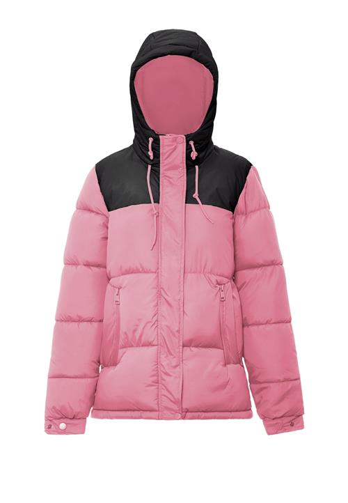 Sidona Vinterjakke  lys pink / sort