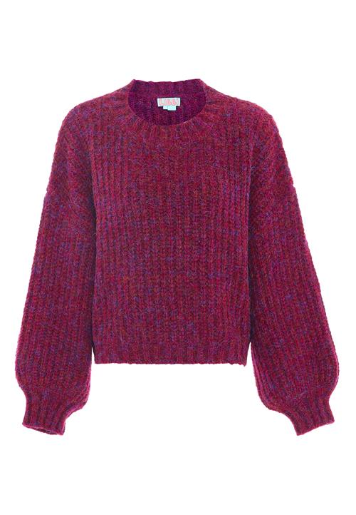 Libbi Pullover  mørkelilla / lilla-meleret