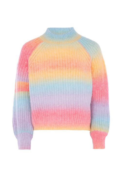 Sidona Pullover  himmelblå / lavendel / mandarin / magenta