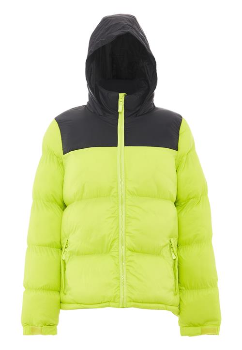 COSIMON Vinterjakke  lime / sort