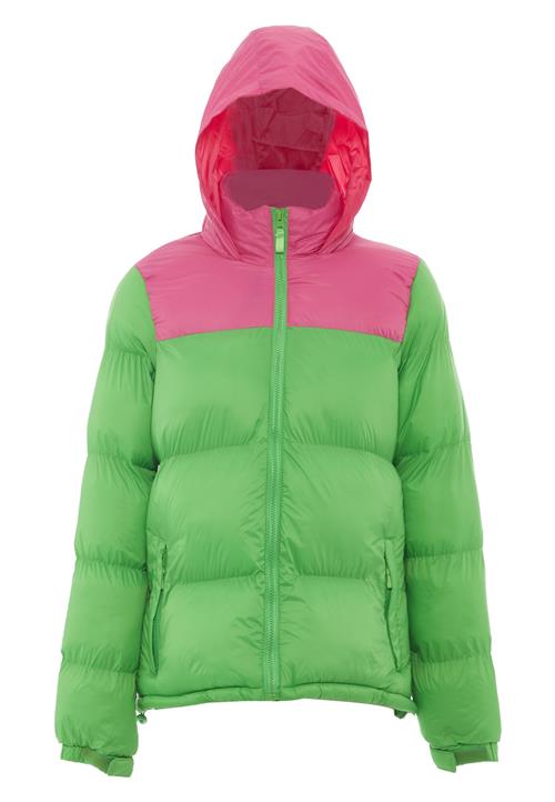 COSIMON Vinterjakke  lime / pink