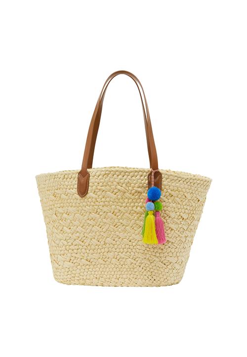 ebeeza Strandtaske  beige / cognac