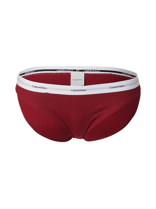 Calvin Klein Underwear Slip  vinrød / hvid