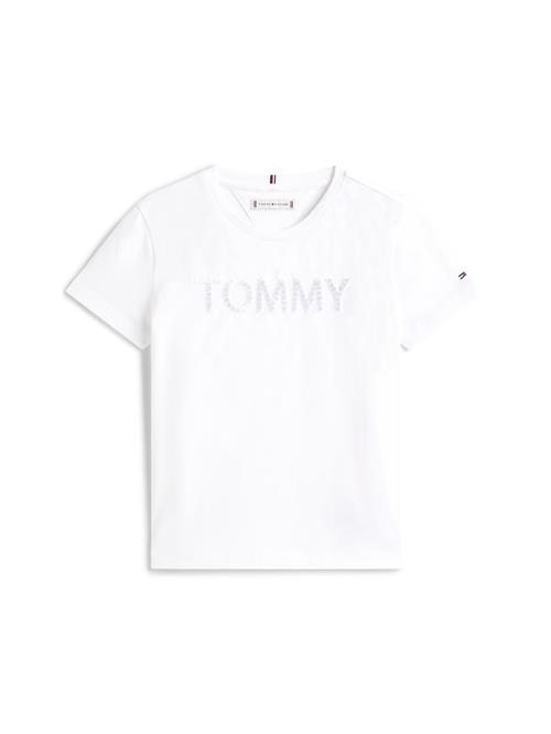 TOMMY HILFIGER Bluser & t-shirts  sølv / hvid